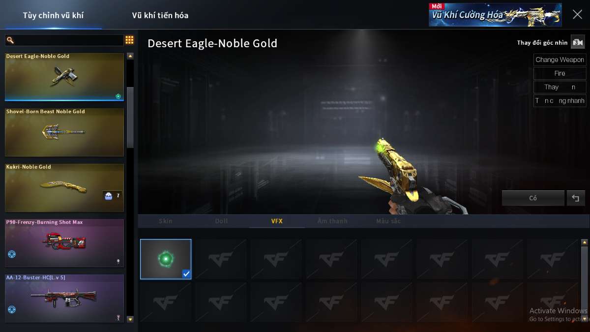 shop acc cf uy tin gia re